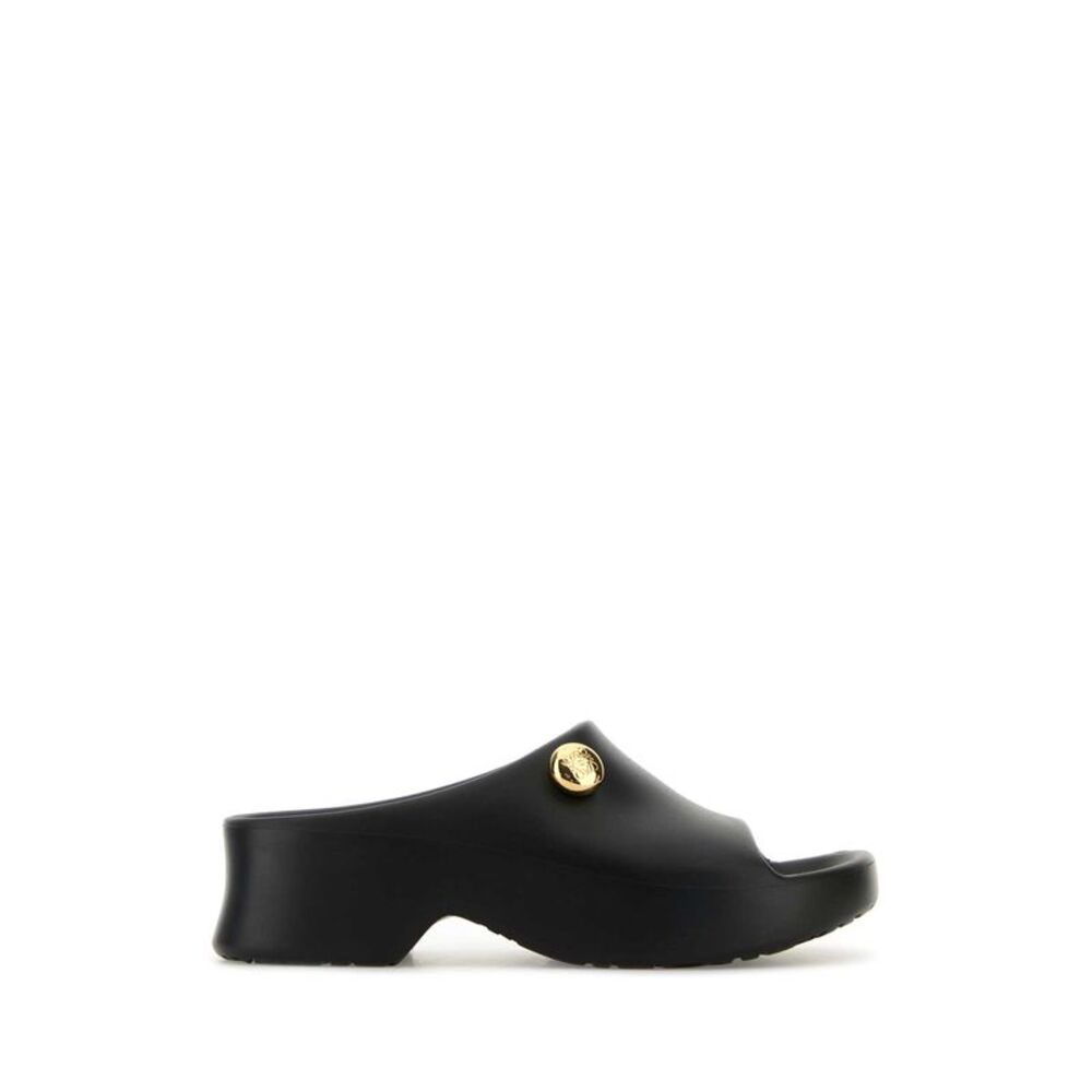 Loewe Paula's Ibiza Women Black Rubber Paula S Ibiza Slippers